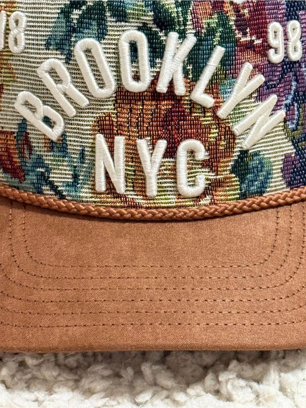 New Mad Engine Tapestry Brooklyn New York Snapback Hat